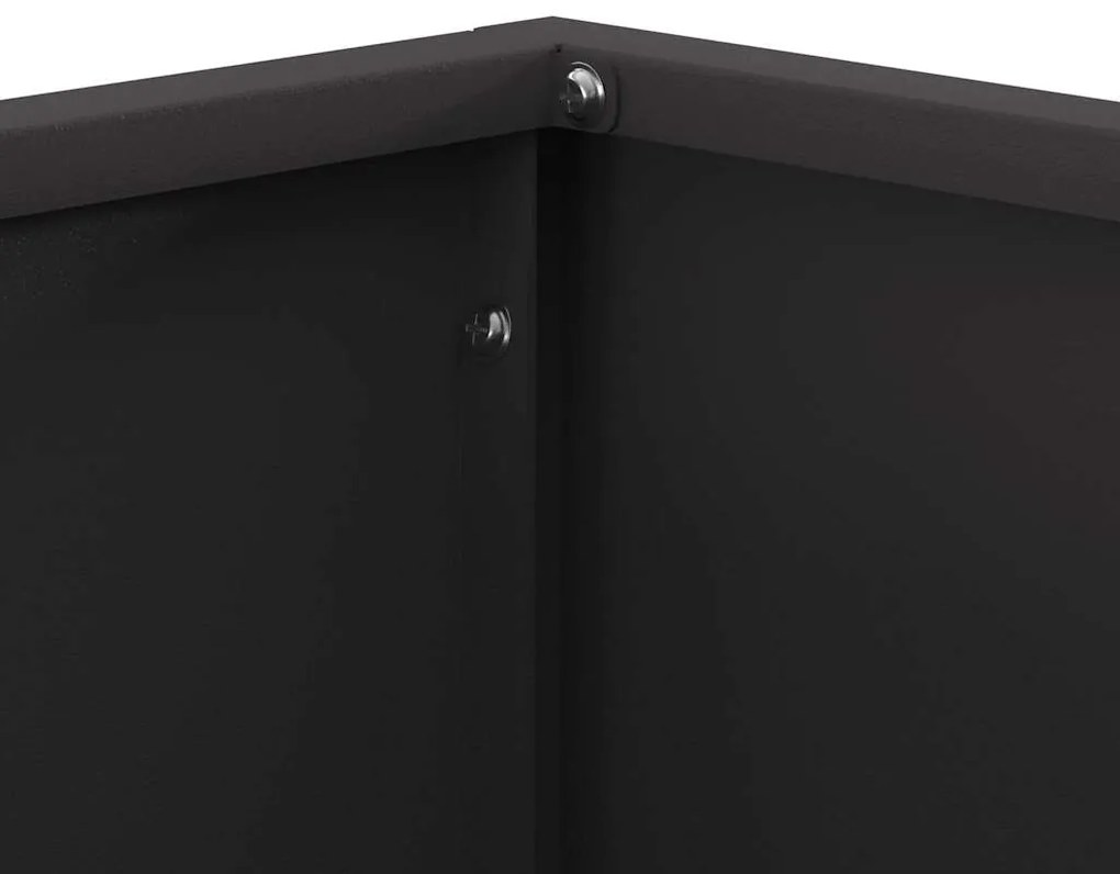 vidaXL Φωτιά Μαύρο 40 x 40 x 35 cm Ατσάλι