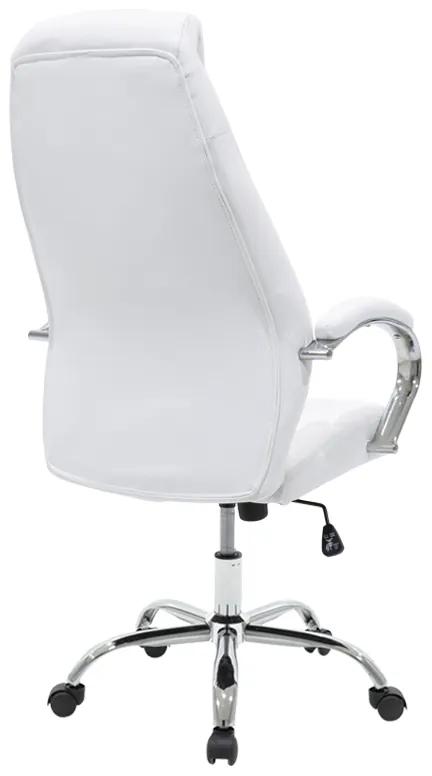 Καρέκλα γραφείου διευθυντή Sonar pakoworld pu λευκό