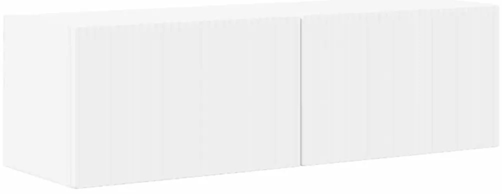 vidaXL Ντουλάπι Τηλεόρασης Τοίχου 2 pcs Λευκό 60 x 31 x 29.5 εκ