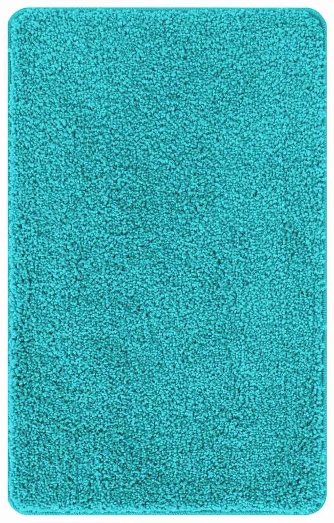 vidaXL Αντιολισθητικό μαξιλάρι μπάνιου Τιρκουάζ 50 x 80 cm PP