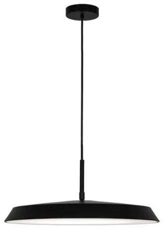 Κρεμαστό Φωτιστικό Οροφής LED 22W 3000K 120x45 Flat Viokef-4296801-Μαύρο 4296801