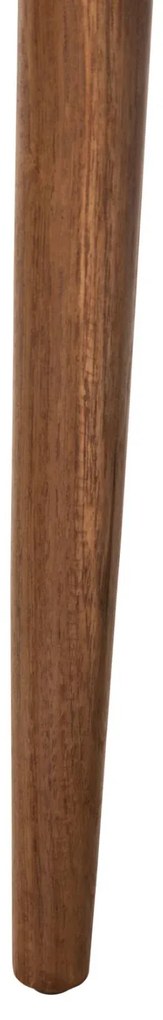 Καρέκλα Πολυθρόνα JAMES Teak Wood με Ύφασμα Σαμπανί 57x52x76Υεκ. 57x52x76 εκ.