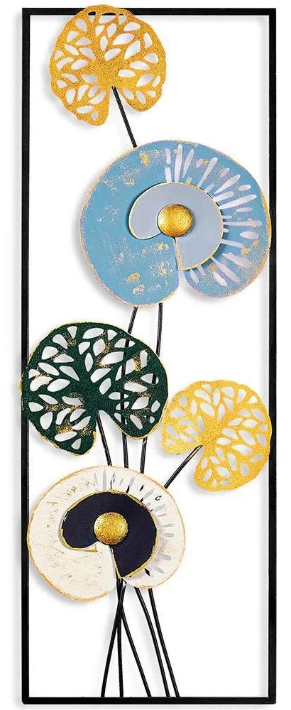Διακοσμητικό Τοίχου Grape Vine 930DYU1283 32x4x90cm Multi Wallity Metal