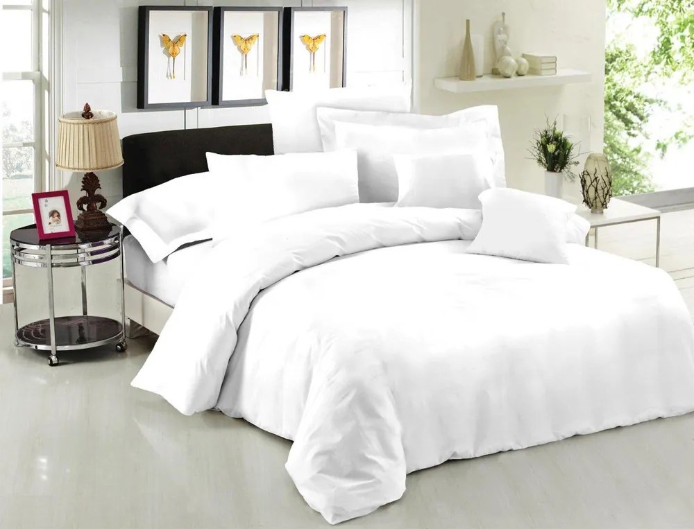 Σεντόνι Υπέρδιπλο 245x270 Μεμονωμένο LeBlanc Polycotton White