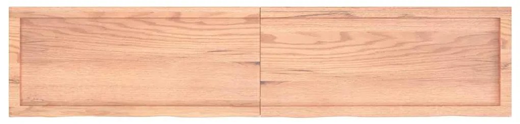 vidaXL Πάγκος Μπάνιου Αν. Καφέ 180x40x(2-6) εκ. Επεξεργ. Μασίφ Ξύλο