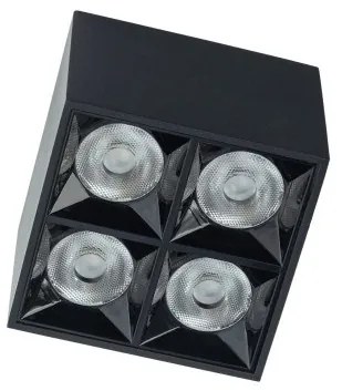 Σποτ Φωτιστικό Οροφής LED 16W 4000K Midi Led Nowodvorski-10057-Μαύρο 10057
