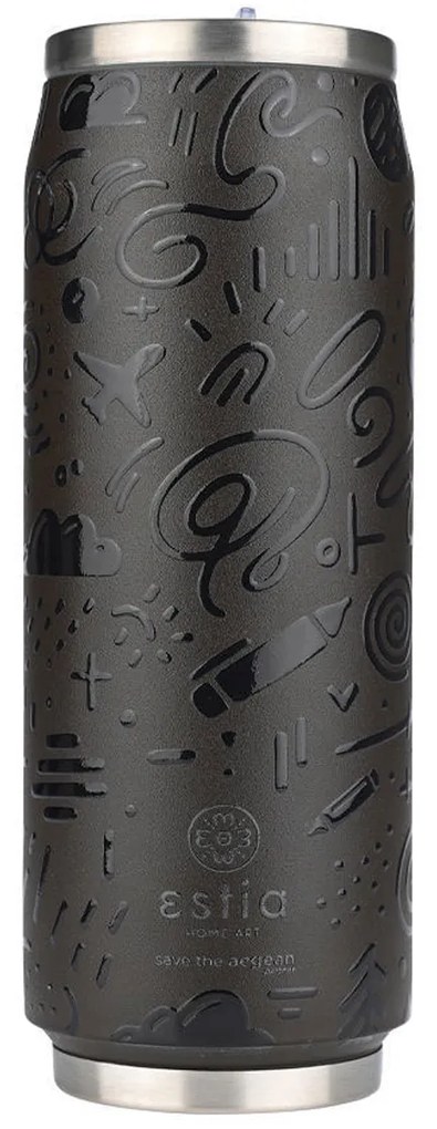 Ποτήρι Θερμός 500ml Estia Save The Aegean Noir Echo 01-22631