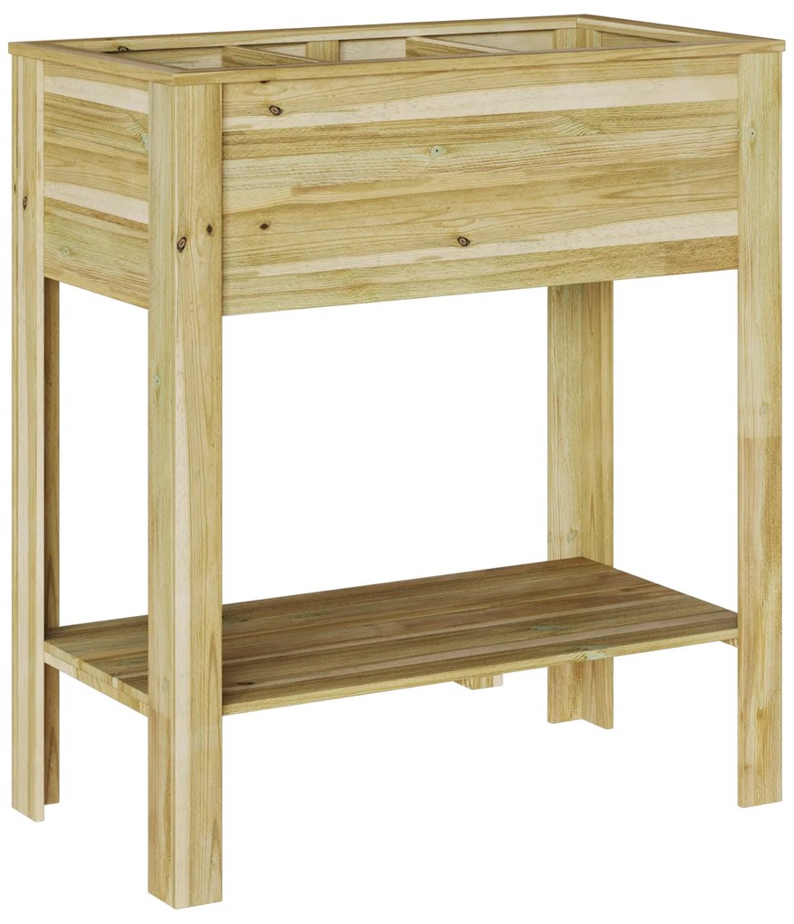 vidaXL Ράφι Φυτών 85x46x94 εκ Επεξεργασμένο Ξύλο Πεύκου