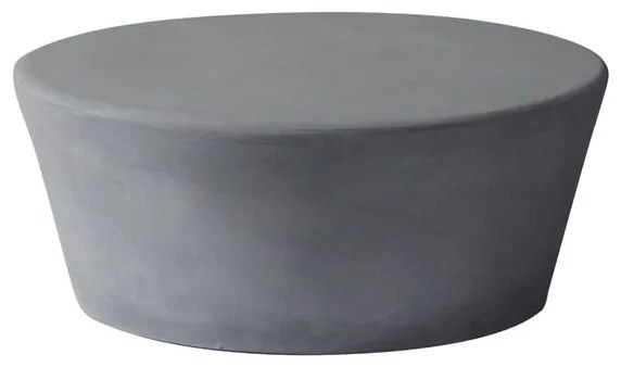 Ε6209 CONCRETE Τραπεζάκι Σαλονιού Cement Grey  Φ75cm H.30cm Τραπεζάκια Σαλονιού,  Γκρι,  Artificial Cement (Recyclable), , 1 Τεμάχιο