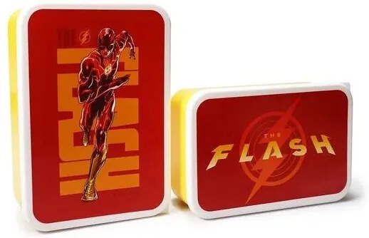Half Moon Bay Σετ 2 Φαγητοδοχείων DC Comics The Flash LBOX2FL01