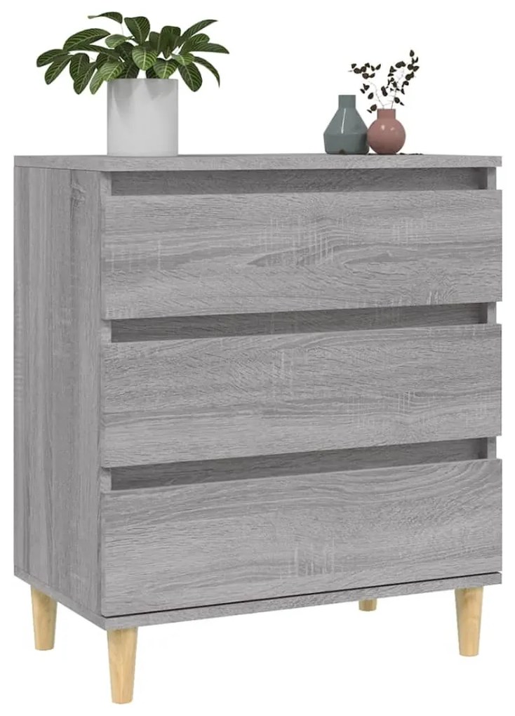 vidaXL Ντουλάπι Γκρι Sonoma 60x35x70 εκ. από Επεξεργασμένο Ξύλο
