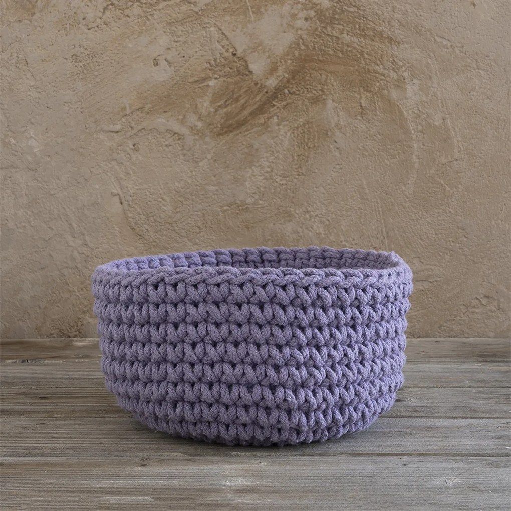 Καλάθι Αποθήκευσης (Φ28x15) Nima Panier Lavender