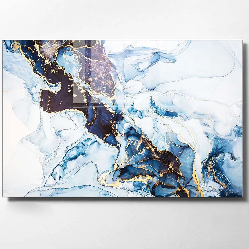 Πίνακας Γυάλινος 698GLS1430 100x70cm Multi Wallity Οριζόντιοι Glass