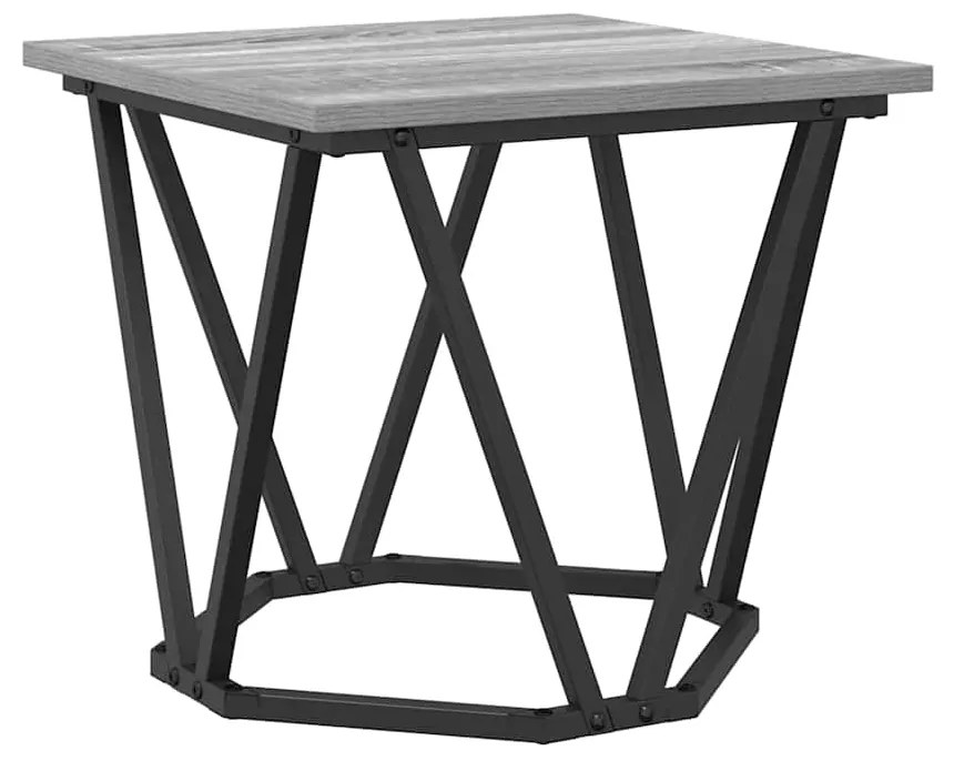 vidaXL Σετ βοηθητικά τραπεζάκια 2 pcs Γκρι sonoma 50 x 50 x 40 cm