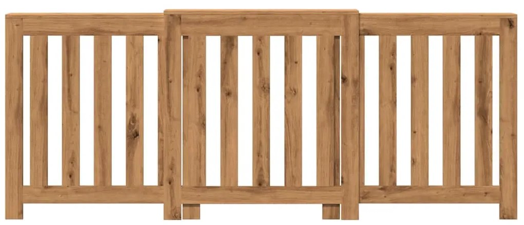 vidaXL Κάλυμμα Καλοριφέρ Αρτισιανή Δρυς 205x21,5x83,5 εκ Επεξ. Ξύλο