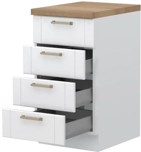 Επιδαπέδιο ντουλάπι Tahoma R-45-4MBOX-Λευκό ματ - 45.00Χ60.00Χ88.00cm