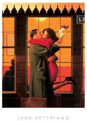 Εκτύπωση τέχνης Back Where You Belong, 1996, Jack Vettriano