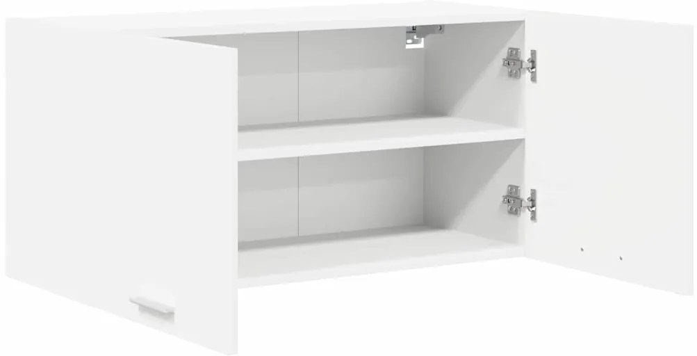 vidaXL Κρεμαστό ντουλάπι Λευκό 80 x 31 x 40 εκ Επεξεργασμένο ξύλο