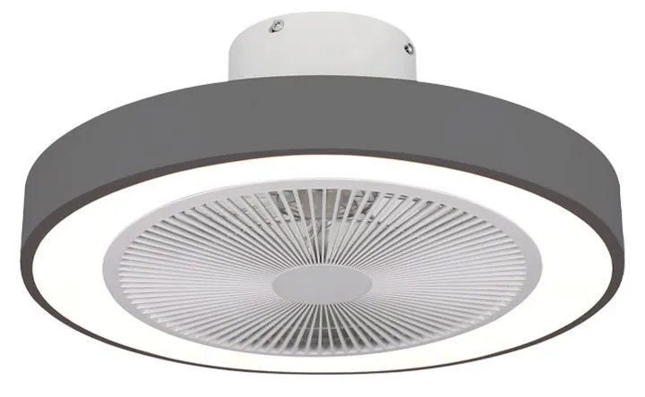 ESTIA ΑΝΕΜΙΣΤΗΡΑΣ ΟΡΟΦΗΣ HALO FLOW 50cm 15w ΜΕ CCT LED ΦΩΤΙΣΜΟ 45W & ΤΗΛΕΧΕΙΡΙΣΤΗΡΙΟ ΓΚΡΙ