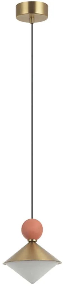 Φωτιστικό Οροφής 25100 14x15,2cm Dim Led 620lm 8W 3000K Multi-Brass