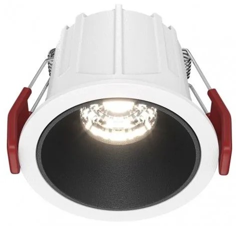 Χωνευτό Σποτ Οροφής Alfa LED 10W 4000K Μαύρο-Λευκό DL043-01-10W4K-D-RD-WB MAYTONI DL043-01-10W4K-D-RD-WB Ασπρόμαυρο