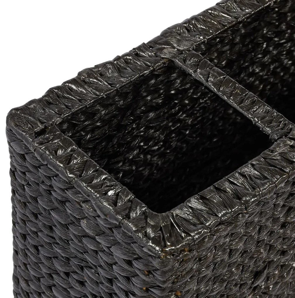 Ζαρντινιέρες Υπερυψωμένες 4 Γλάστρες Μαύρες Υάκινθο του Νερού 45576