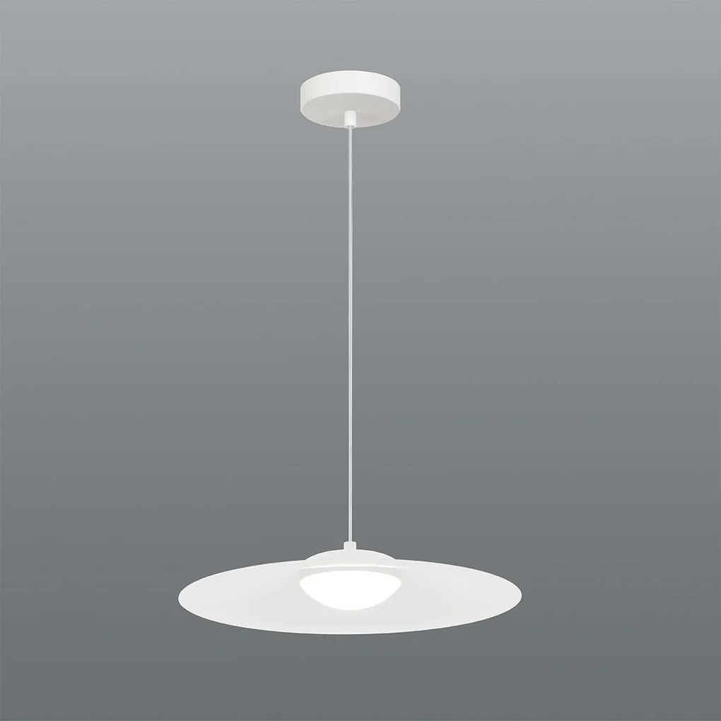 Φωτιστικό Οροφής Μονόφωτο LED Zambelis 22129 White Matt