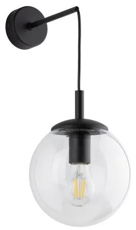 Απλίκα Φωτιστικό Τοίχου E27 15W IP20 Esme TK Lighting-5387-Διάφανο 5387