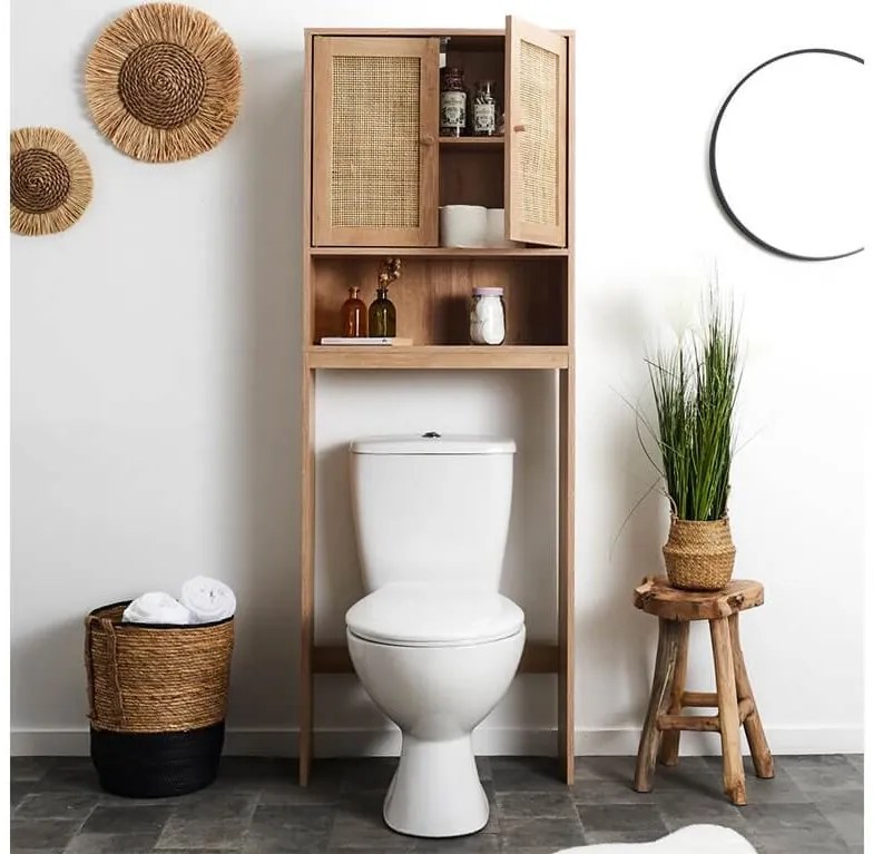 Έπιπλο μπάνιου Bali Home Deco Factory με ράφια και διαστάσεις 60x20x166cm