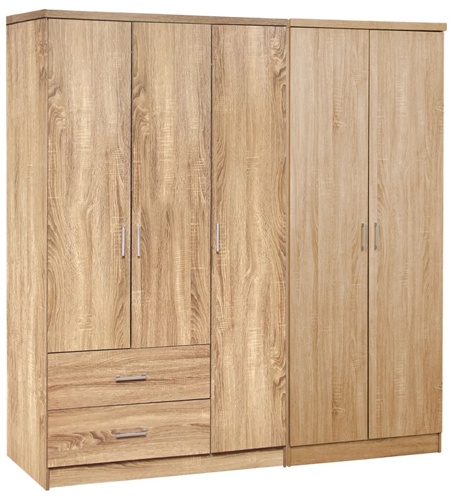ΝΤΟΥΛΑΠΑ 5ΦΥΛΛΗ CAESAR HM21234.02 ΜΕΛΑΜΙΝΗ ΧΡΩΜΑ SONAMA 150x42.5x181Υεκ