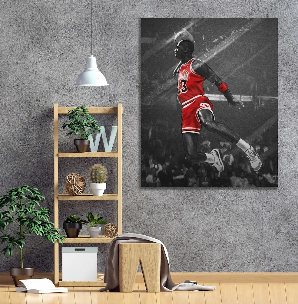 Πίνακας σε καμβά Micheal Jordan KNV1058 30cm x 40cm