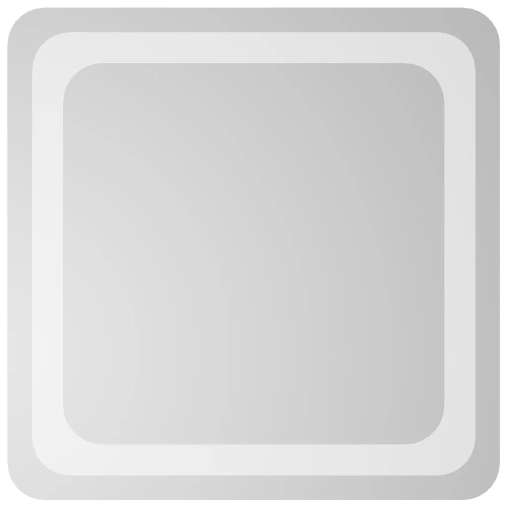 vidaXL Καθρέφτης Μπάνιου με LED 40x40 εκ.