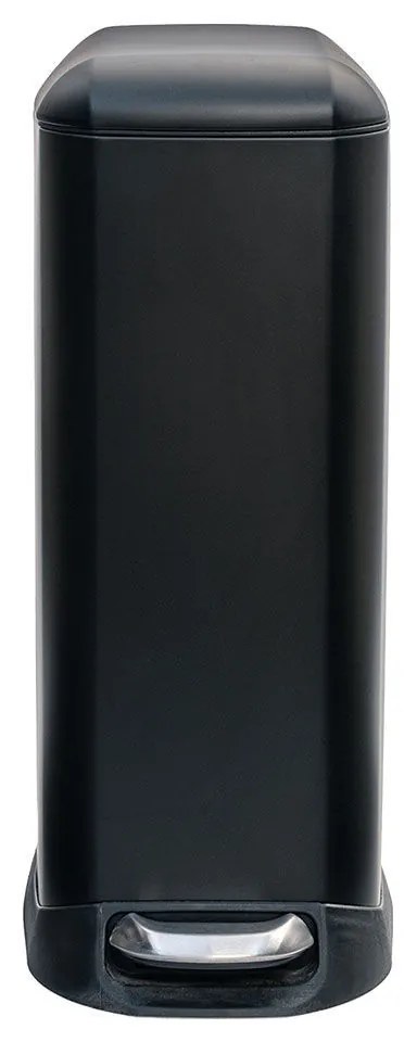Κάδος Απορριμάτων 20lt Μαύρο Ματ με Πεντάλ Slim Estia Home Art 01-9144