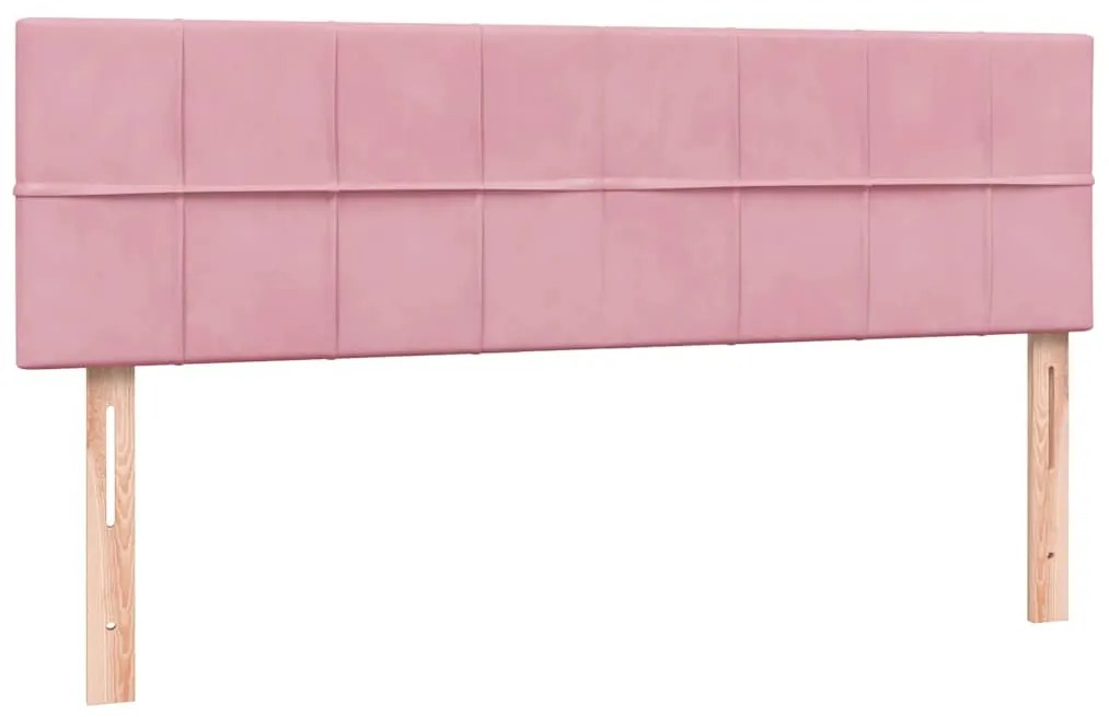 ΚΡΕΒΑΤΙ BOXSPRING ΜΕ ΣΤΡΩΜΑ ΡΟΖ 160X210 ΕΚ. ΒΕΛΟΥΔΙΝΟ 3316892