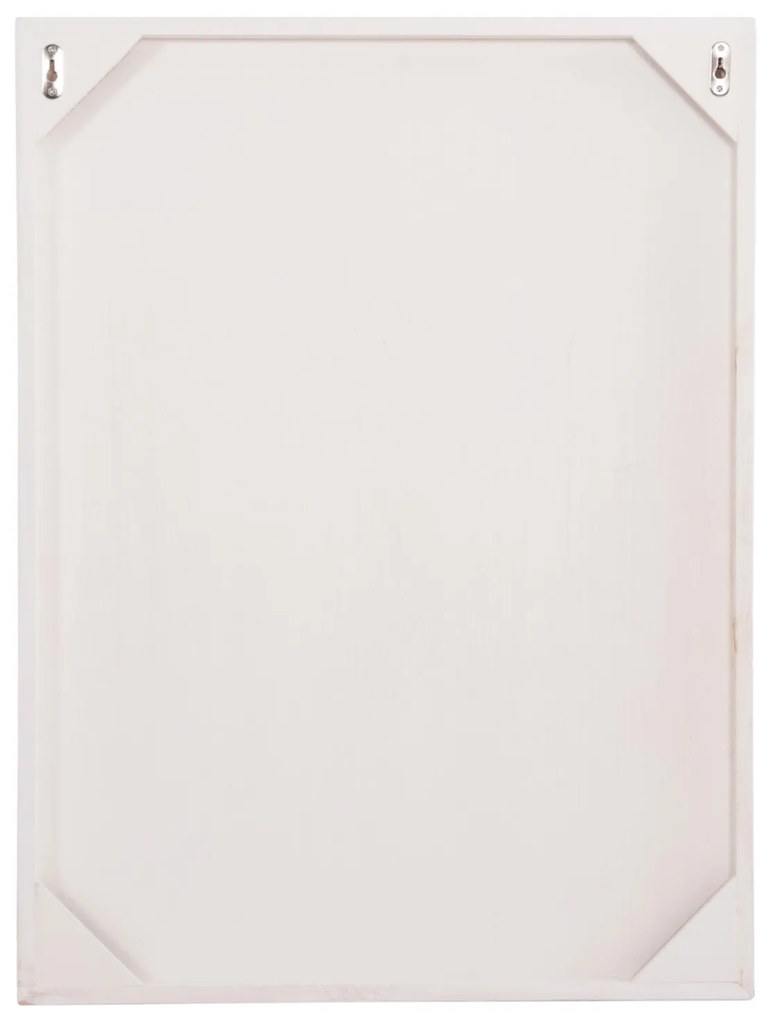 Πίνακας C4532 Ορθογώνιος σειρά Santorini MDF σε Υπόλευκο με Μπέζ χρώμα 60x4,5(πάχος)x80Υεκ. 60x4.5x80 εκ.