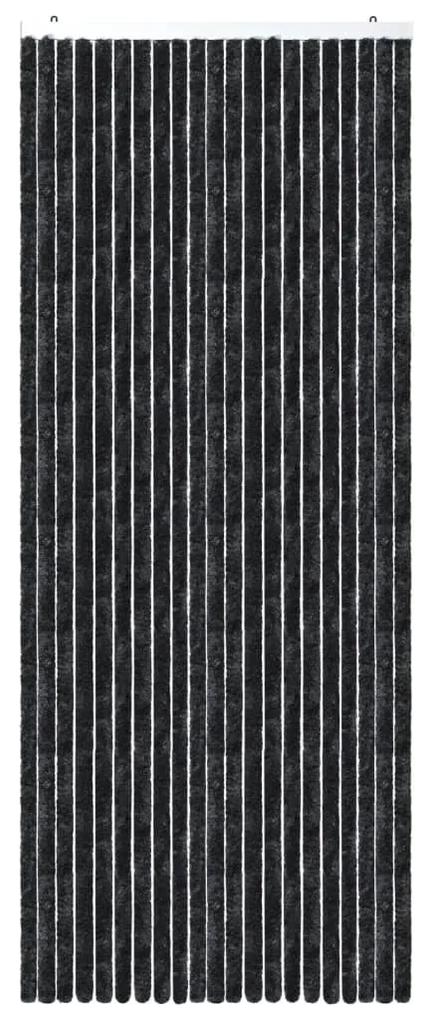 vidaXL Σήτα - Κουρτίνα Πόρτας Ανθρακί 90 x 220 εκ. από Σενίλ