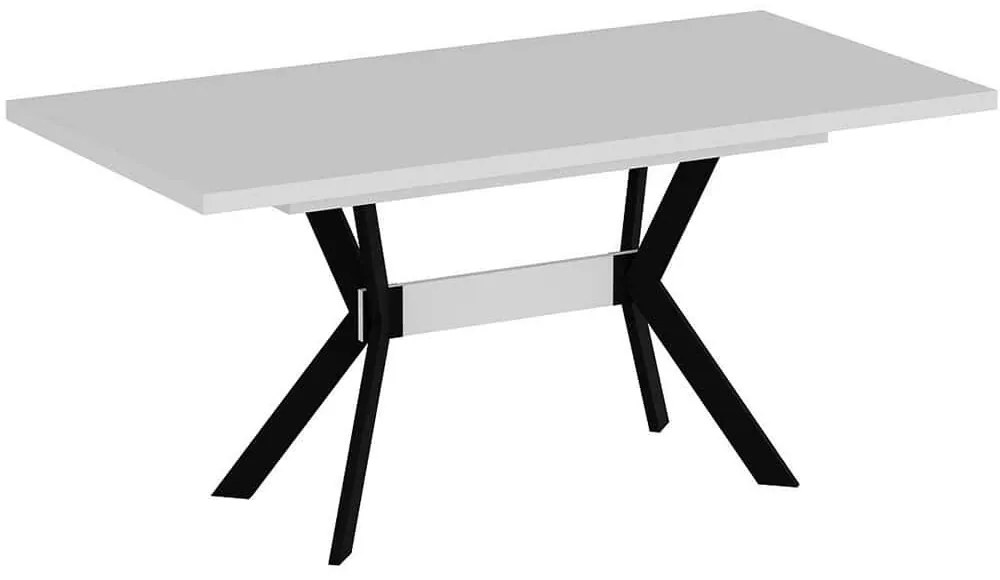 Τραπέζι Hugo 506MNR3452 160x80x76cm White Μοριοσανίδα, Μελαμίνη
