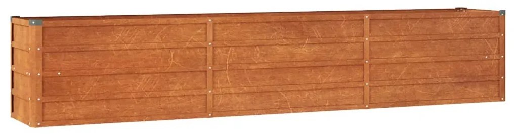 Ζαρντινιέρα Σκουριασμένο 240x40x45 εκ. Ατσάλι Σκληρυθέν Αέρα 151954