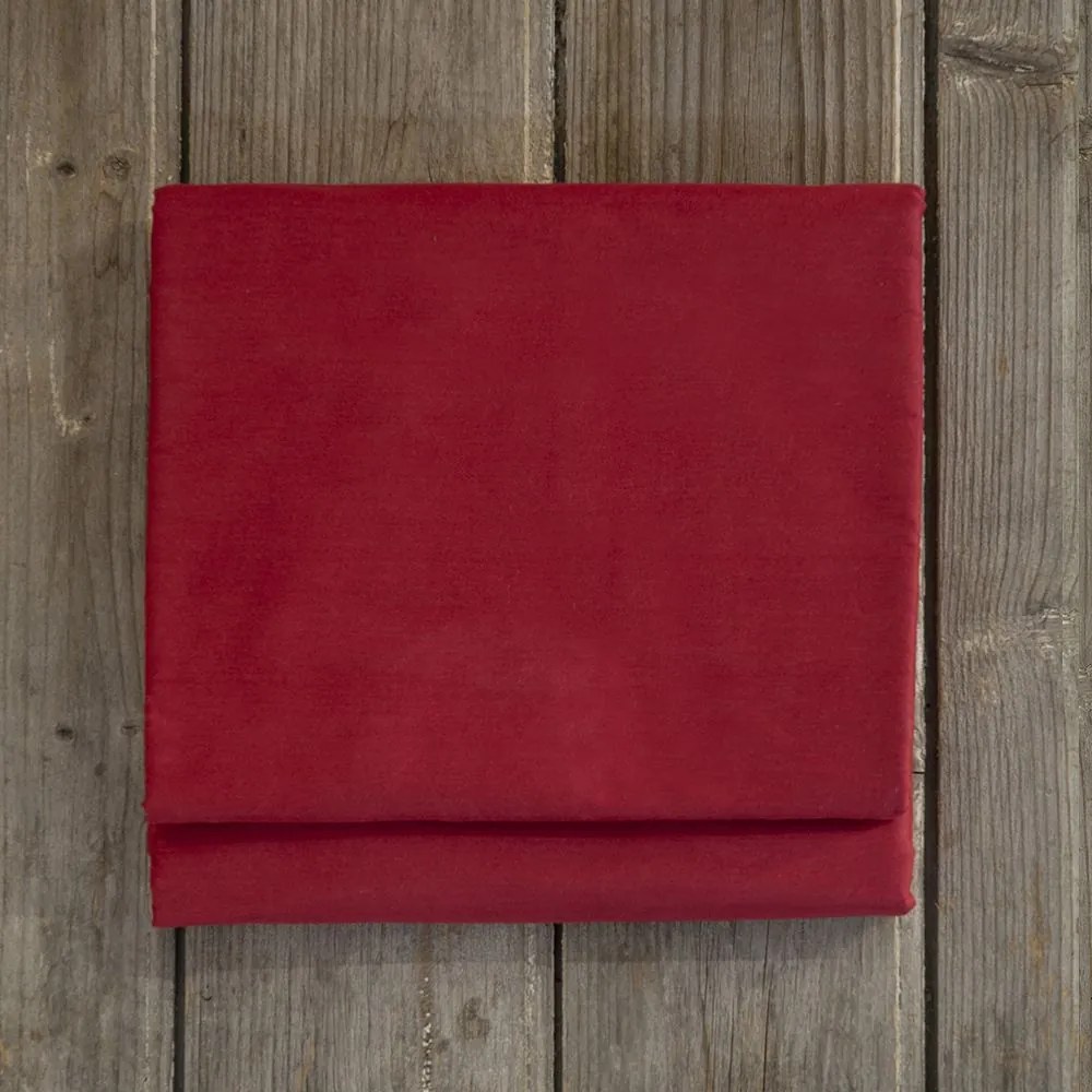 Σεντόνι Superior Satin Red Nima Υπέρδιπλο 240x260cm 100% Βαμβακοσατέν