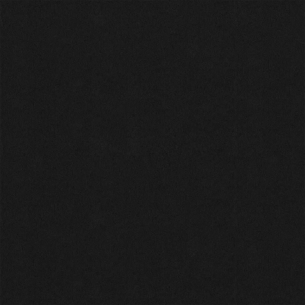 Διαχωριστικό Βεράντας Μαύρο 75 x 600 εκ. Ύφασμα Oxford - Μαύρο