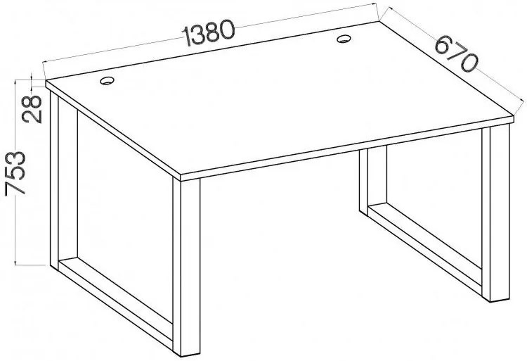 Γραφείο Warrior III-Fusiko