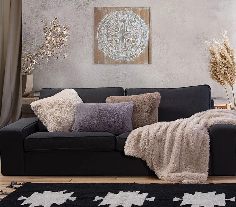 Διακοσμητικό Μαξιλάρι Iverson-23 Grey 33x55 - Nef-Nef Homeware