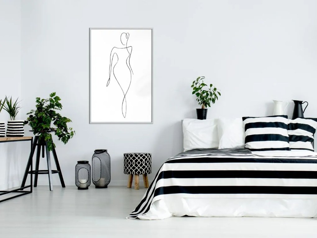 Αφίσα - Impeccable Figure - 20x30 - Χρυσό - Χωρίς πασπαρτού