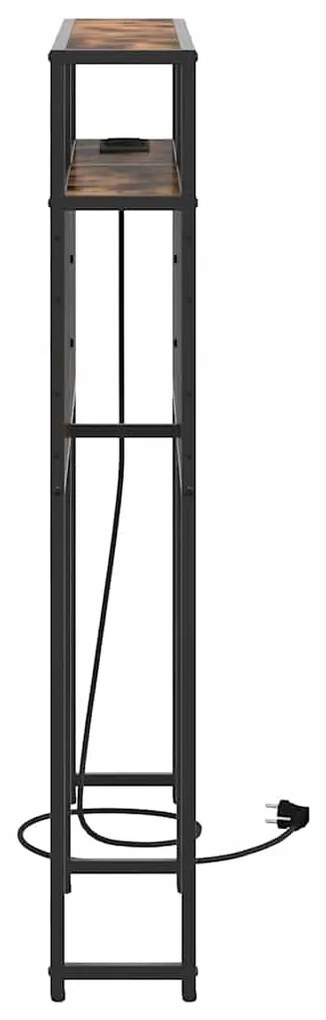 vidaXL Κεφαλάρι Αποθήκης Καπνιστή δρυς 80 cm Επεξεργασμένο ξύλο