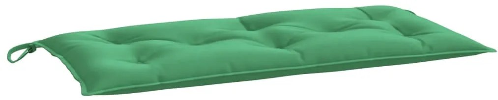vidaXL Μαξιλάρια Πάγκου Κήπου 2 τεμ. Πράσινο 100x50x7cm Ύφασμα Oxford