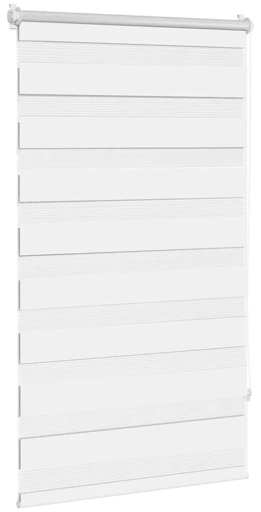 vidaXL Ρόλερ Zebra Λευκό 70 x 120cm