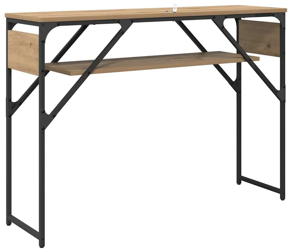 vidaXL ΤραπέζιΚονσόλας Artisan Oak 105x30x75εκ. Επεξεργασμένο ξύλο