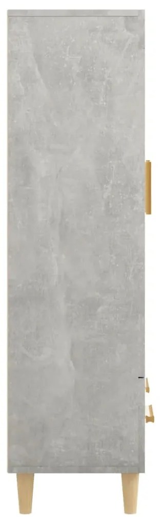 vidaXL Ντουλάπι Γκρι Σκυροδέματος 70x31x115 εκ. από Επεξεργασμένο Ξύλο