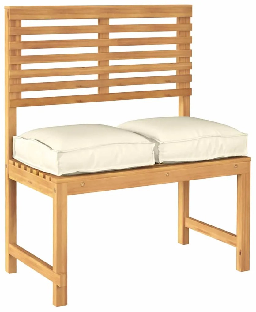 vidaXL Μαξιλάρι παλέτας για κάθισμα 2 pcs Κρεμ 40 x 40 x 8 εκ.