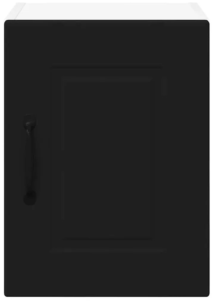 vidaXL Ντουλάπα Κουζίνας Μαύρο 30 x 31 x 40 εκ. Επεξεργασμένο ξύλο